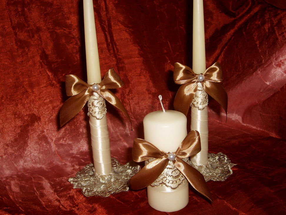 Мастер-класс: Свадебные свечи для обряда 